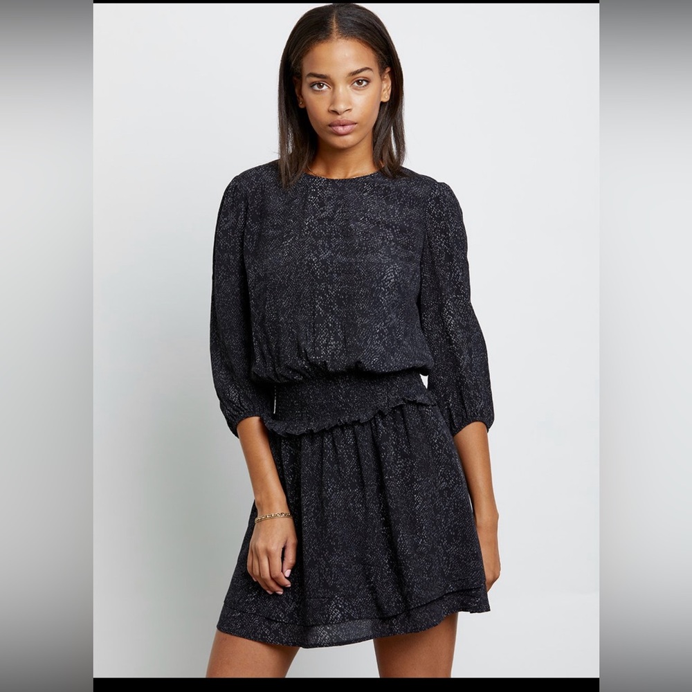 NWT Rails Inez Dress Slate Python dress, Size XS New With Tags